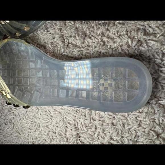 Vince Camuto - Clear Elishenta Jelly Slide Sandals - Picture 7 of 9